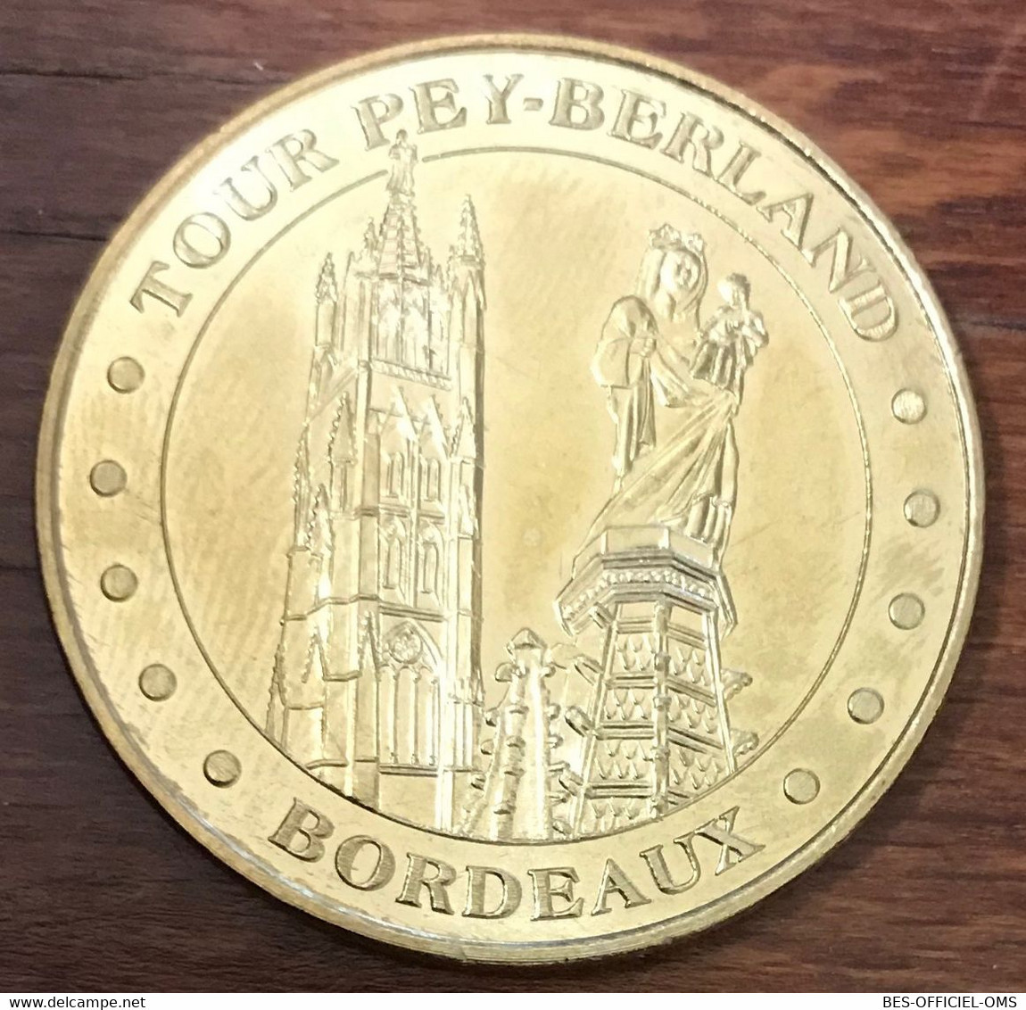 33 BORDEAUX TOUR PEY-BERLAND MDP 2018 MÉDAILLE SOUVENIR MONNAIE DE PARIS JETON TOURISTIQUE MEDALS COINS TOKENS - 2018