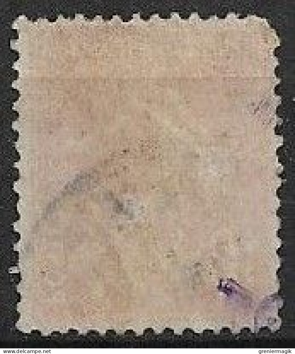 France Semeuse 10c N°138c Rouge écarlate Oblitéré (signé) - Usati