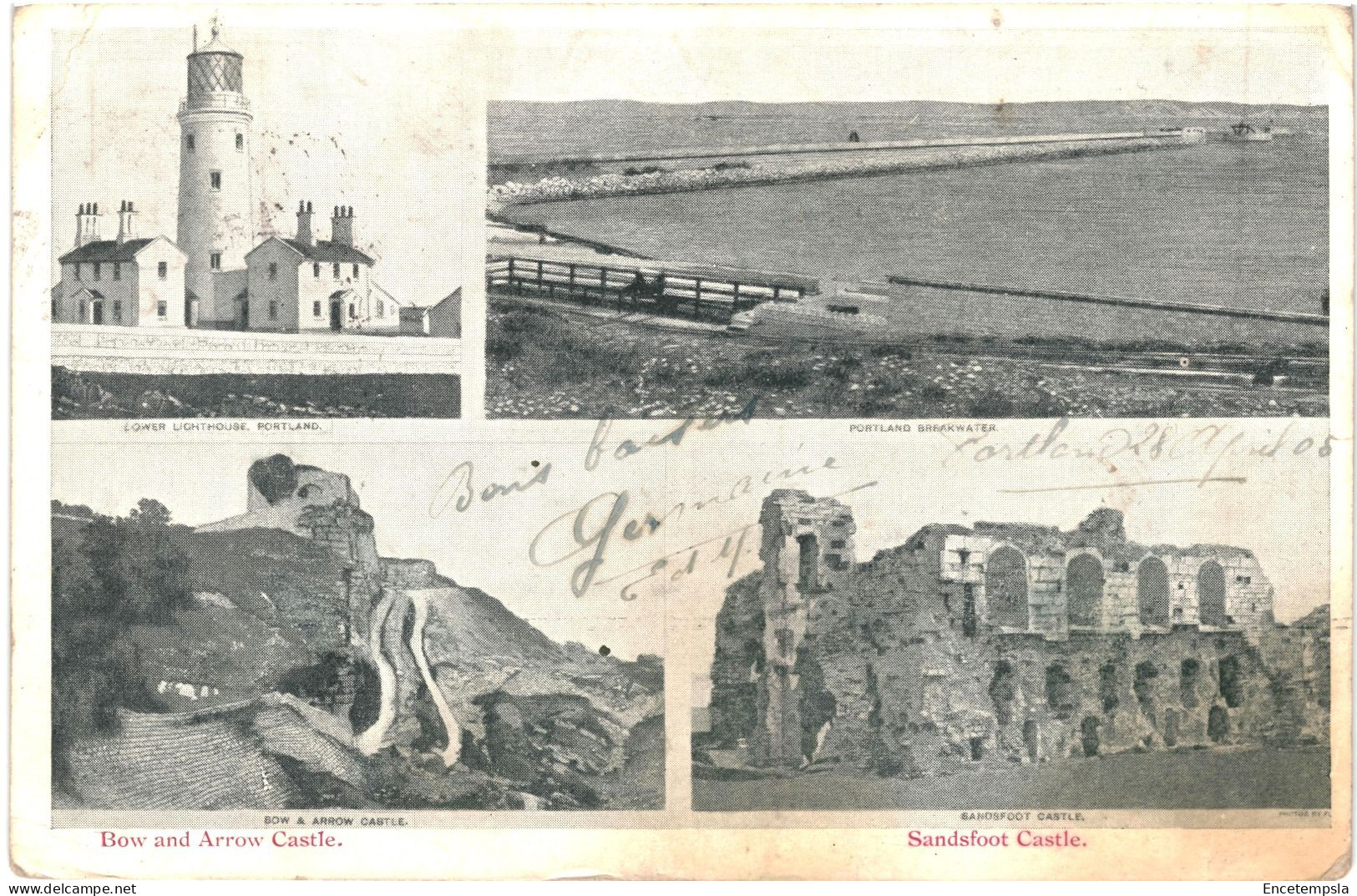 CPA Carte Postale  Royaume-Uni  Dorset Weymouth  Sandsfoot Castle Lighthouse Portland 1905 VM67004 - Weymouth