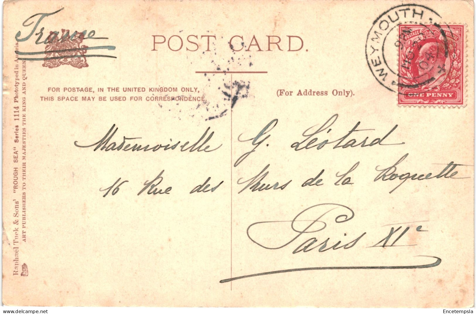CPA Carte Postale  Royaume-Uni  Ile De Man Douglas Head Lighthouse 1904 VM67005 - Ile De Man