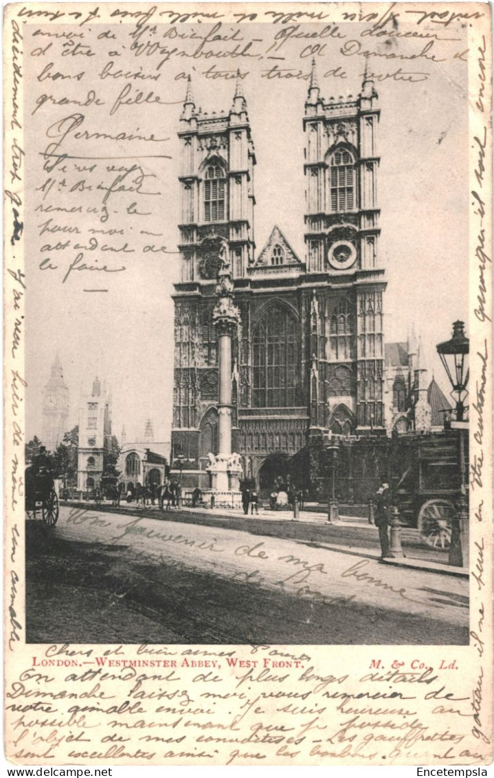 CPA Carte Postale  Royaume-Uni  London Westminster Abbey 1905 VM67006 - Westminster Abbey