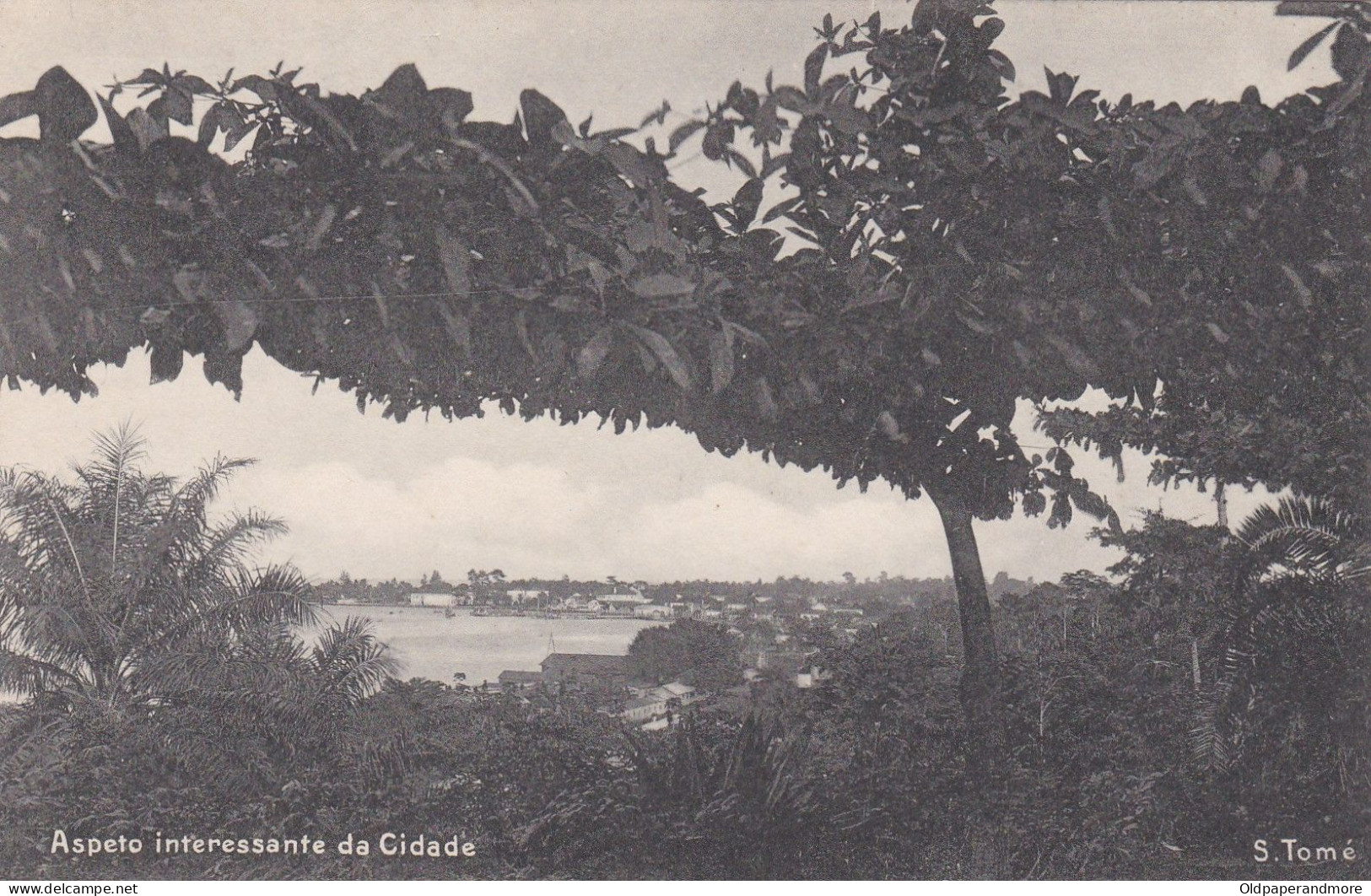 POSTCARD  PORTUGAL - SAO TOME E PRINCIPE - OLD PORTUGUESE COLONY - ASPETO INTERESSANTE DA CIDADE - São Tomé Und Príncipe