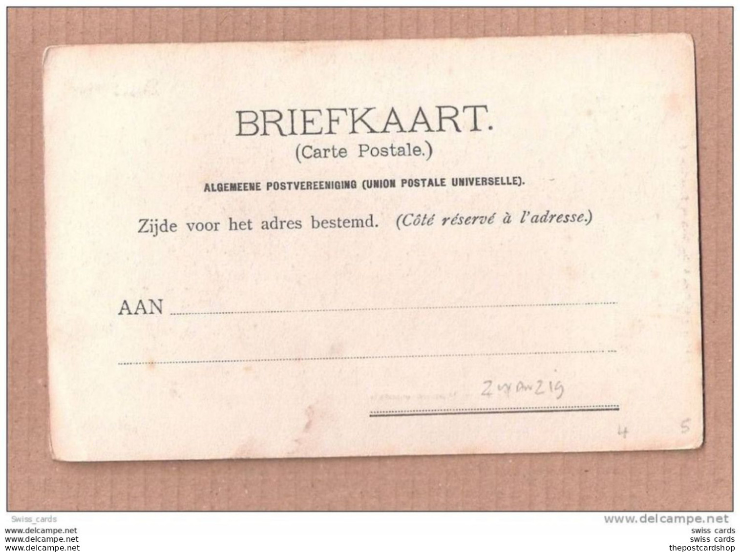 CPA Zeist Kerk Der Broedergemeente NETHERLANDS UTRECHT UNUSED UNDIVIDED BACK - Zeist