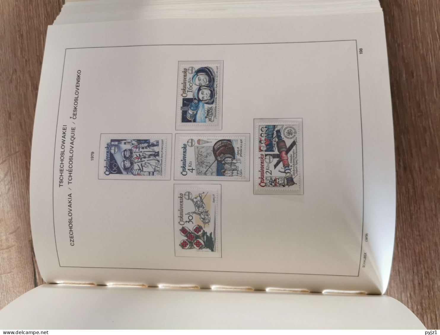 Czechoslovakia MNH 1974-1985 in Schaubeck k album