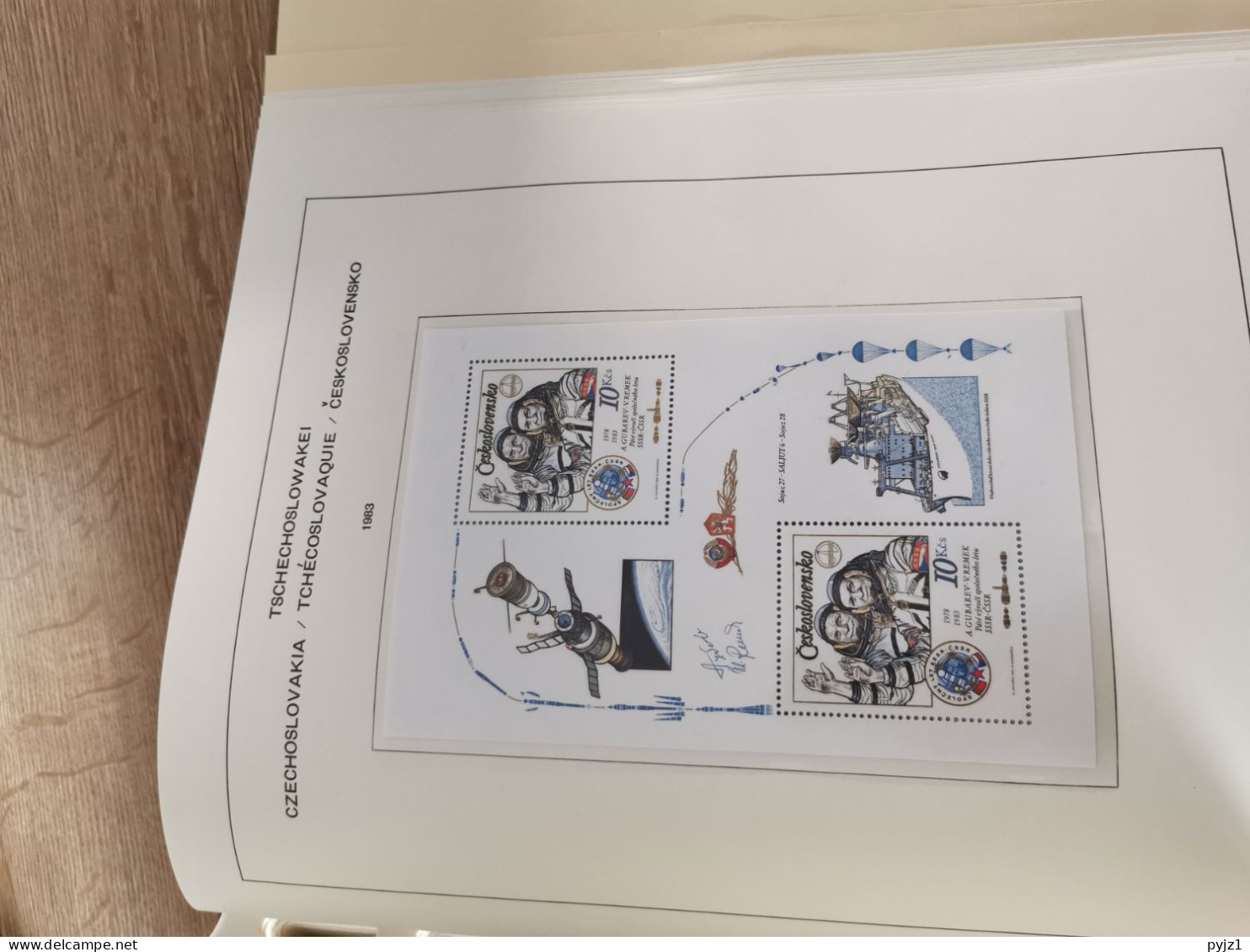 Czechoslovakia MNH 1974-1985 in Schaubeck k album