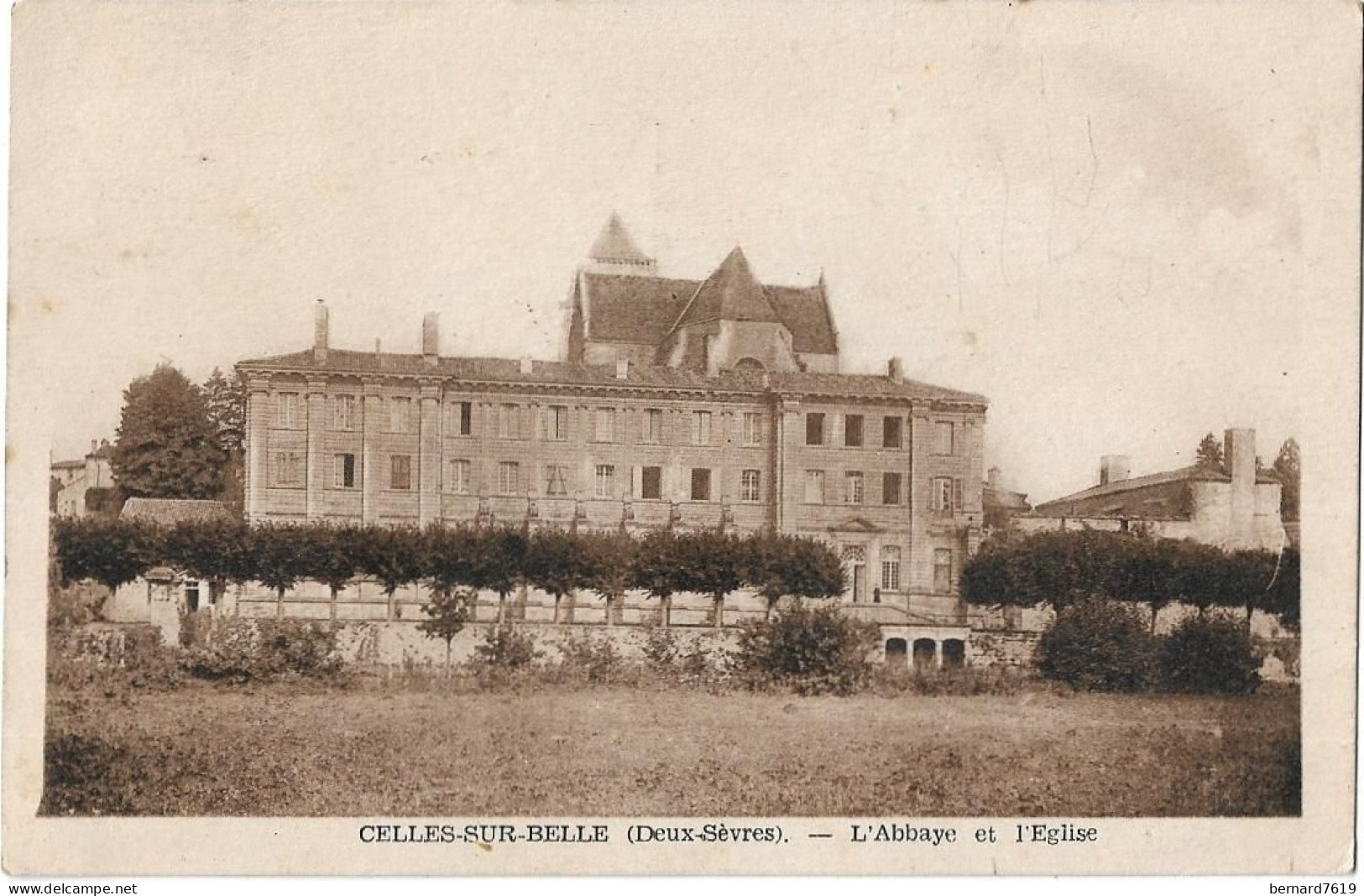 79  Celles  Sur Belle  -  L'abbaye Et  L'eglise - Celles-sur-Belle