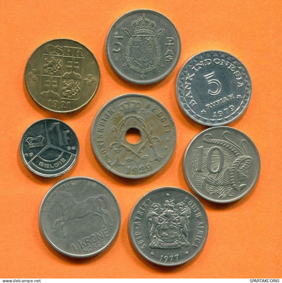 Collection MUNDO Moneda Lote Mixto Diferentes PAÍSES Y REGIONES #L10318.1.E - Kilowaar - Munten