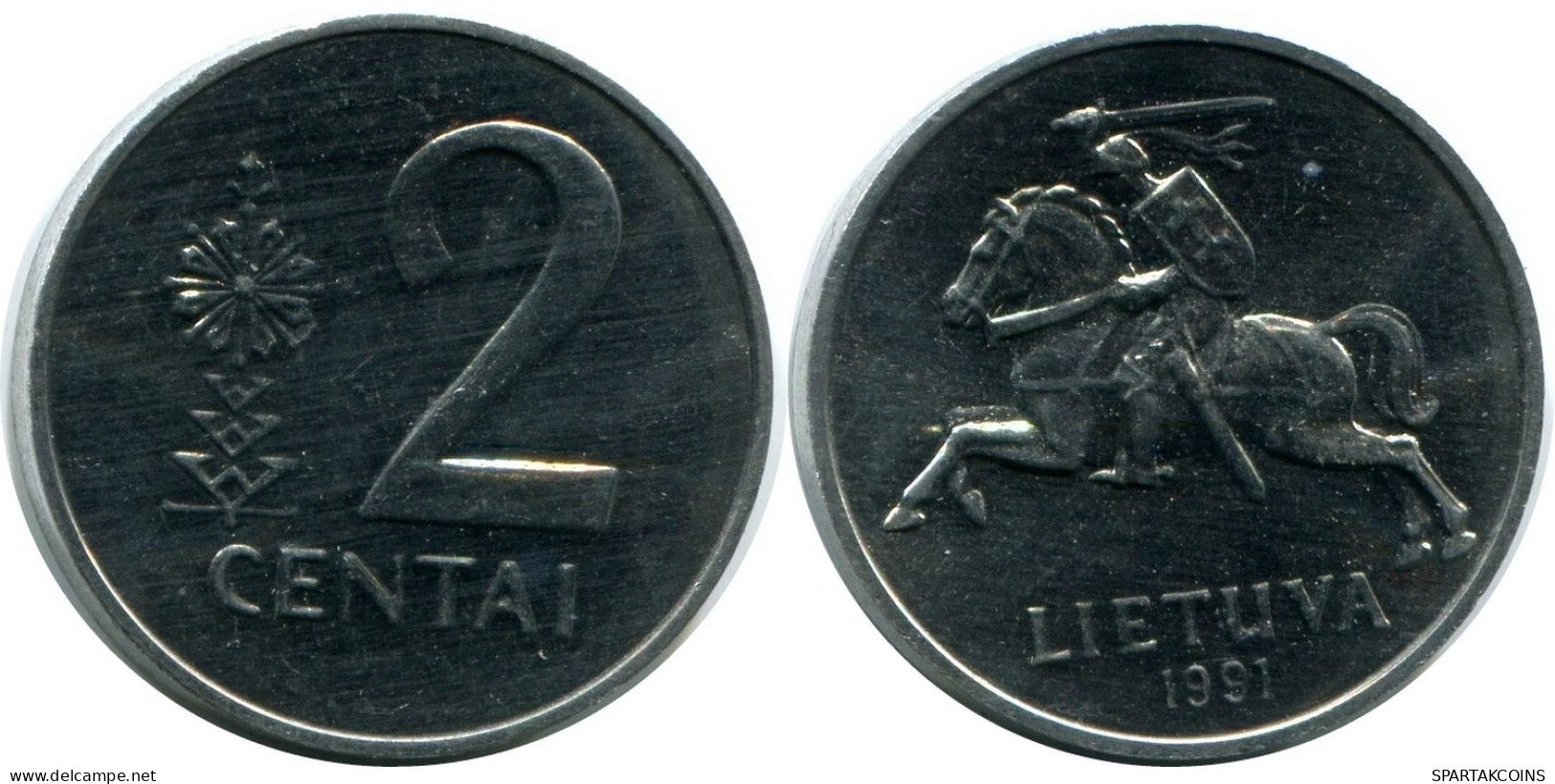 2 CENTAI 1991 LITUANIA LITHUANIA UNC Moneda #M10265.E - Litouwen