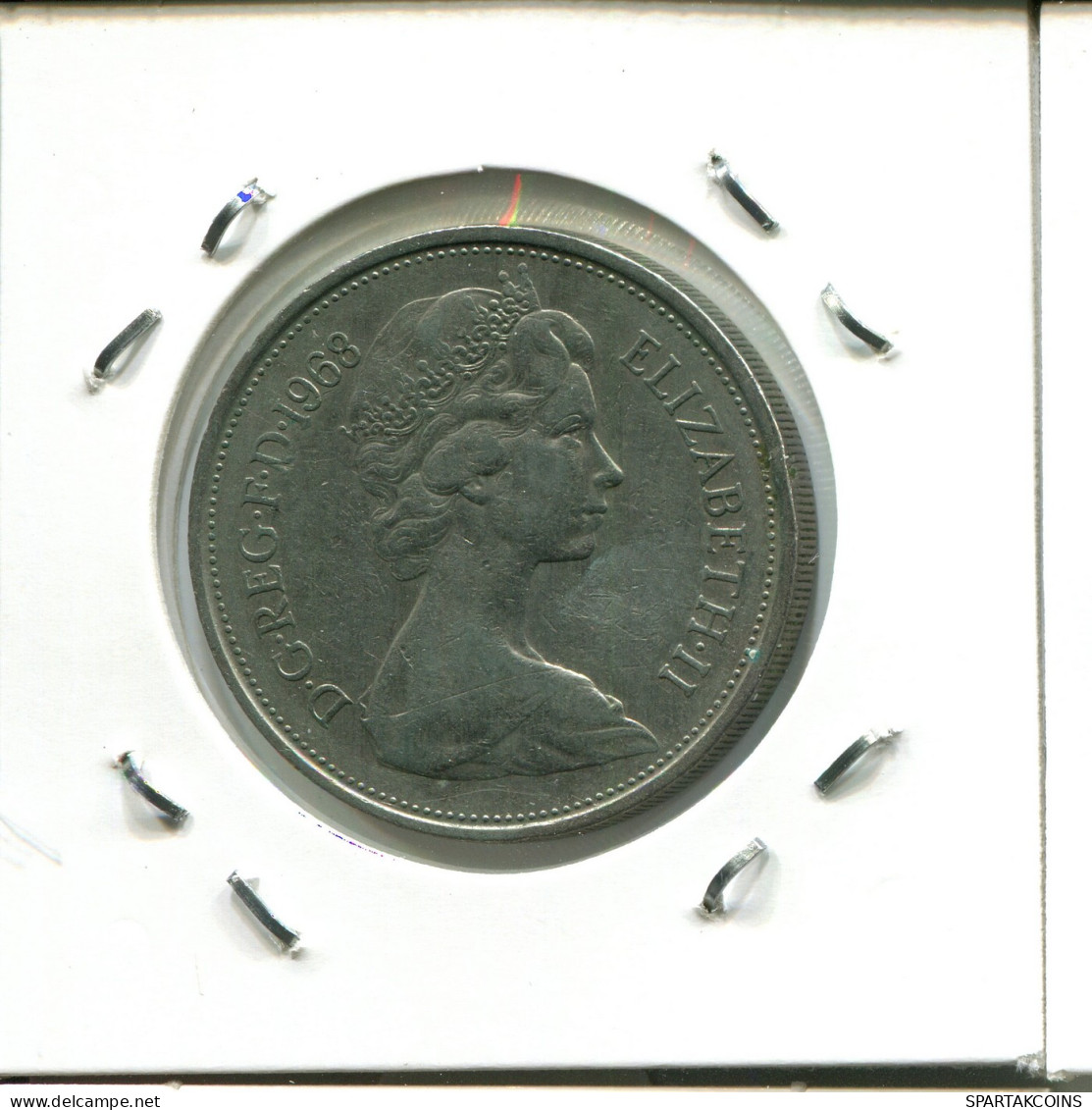 10 PENCE 1968 UK GBAN BRETAÑA GREAT BRITAIN Moneda #AX001.E - 10 Pence & 10 New Pence