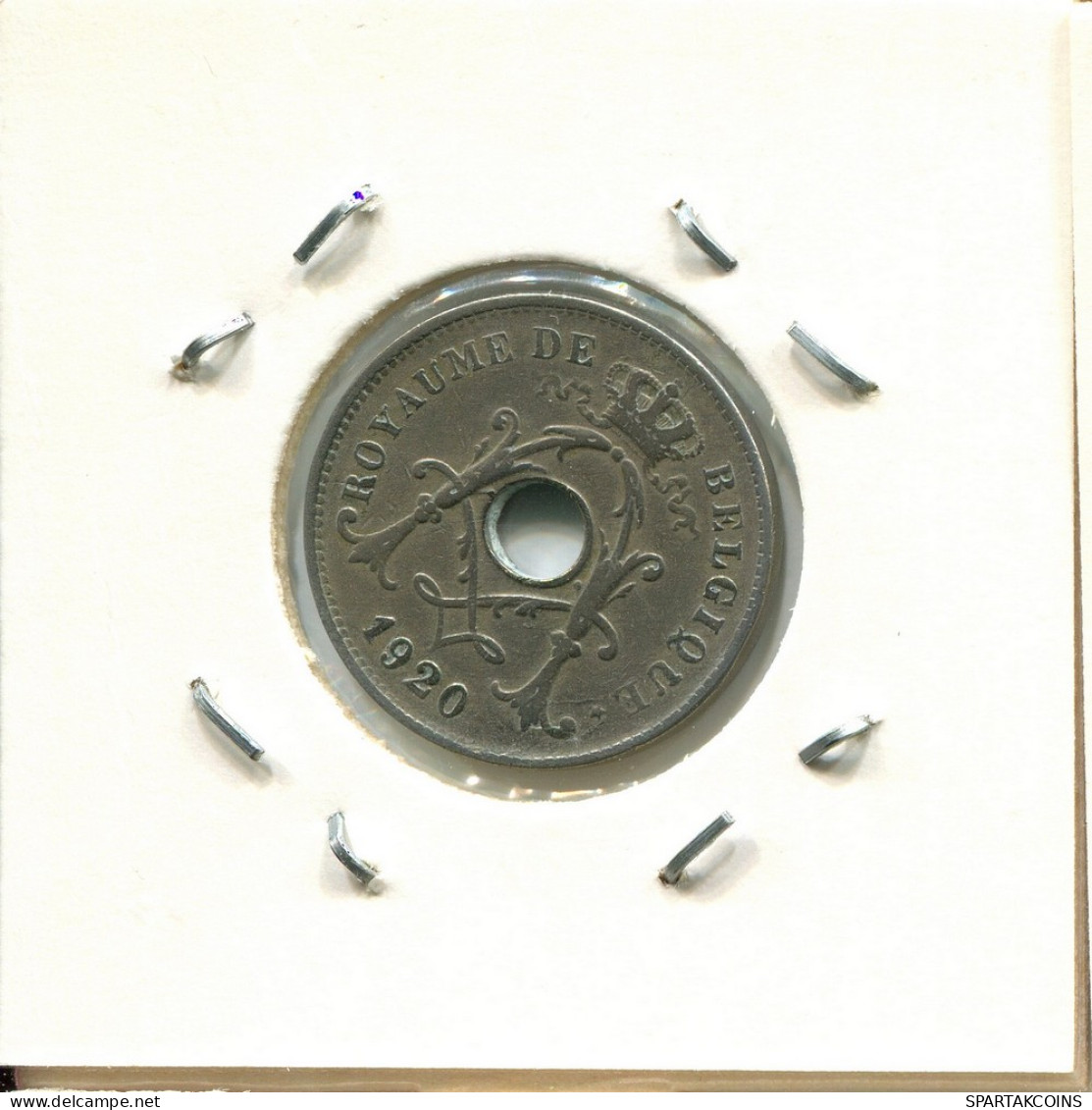 10 CENTIMES 1920 FRENCH Text BÉLGICA BELGIUM Moneda #BA282.E - 10 Cents