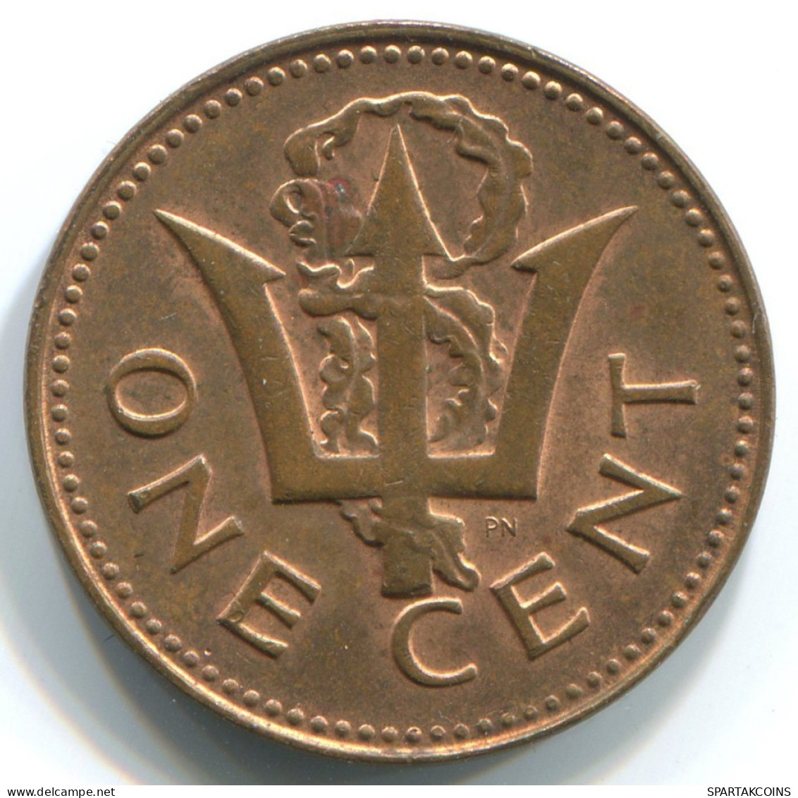 1 CENT 1966-1976 BARBADOS Moneda #WW1165.E - Barbades