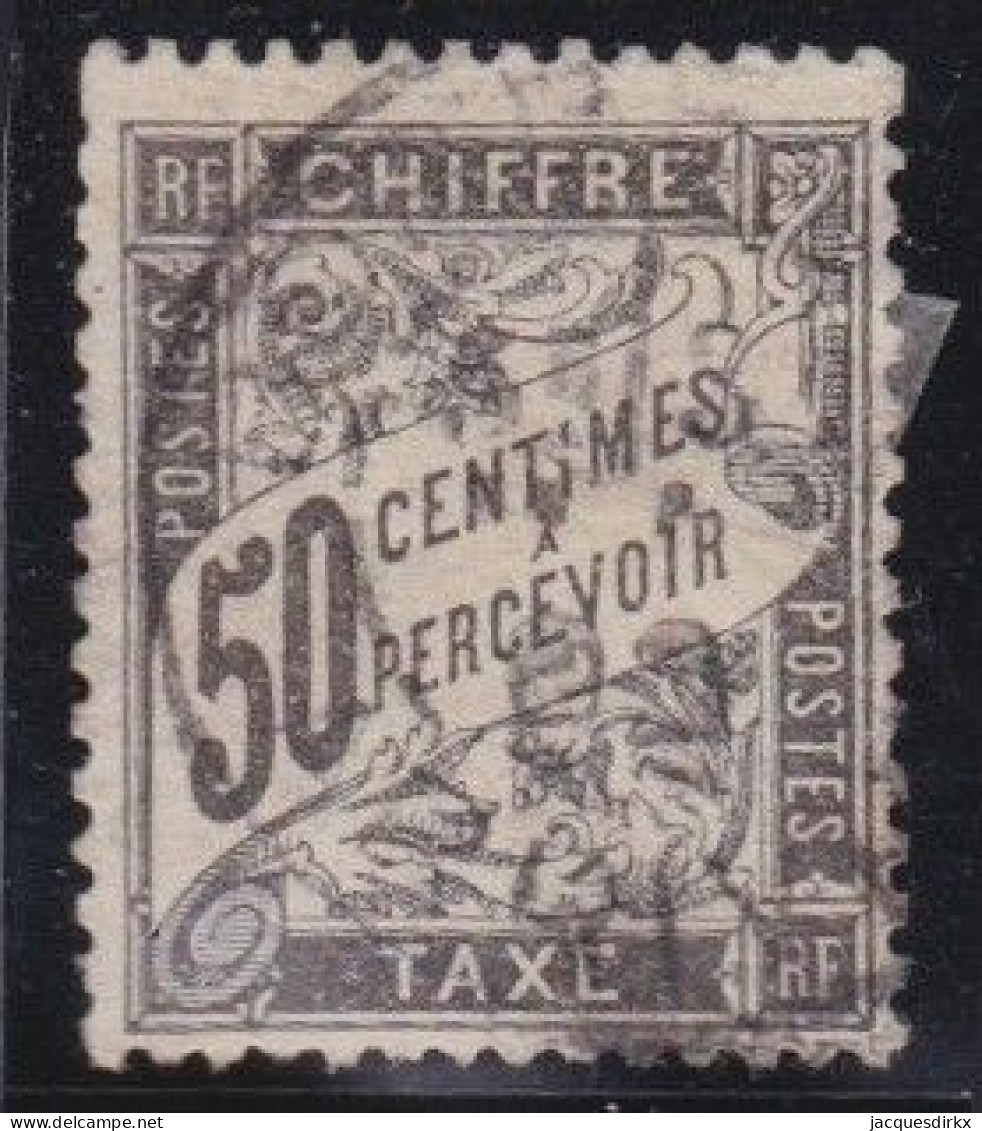 France  .  Y&T   .   Taxe  20  (2 Scans)      .   O    .    Oblitéré - 1859-1959 Oblitérés