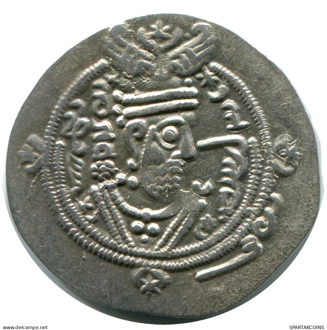 TABARISTAN DABWAYHID ISPAHBADS FARKAHN AD 711-731 AR 1/2 Drachm #AH134.86.F - Orientale