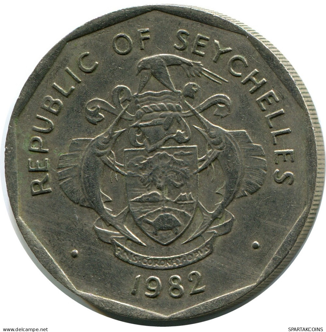 5 RUPEES 1982 SEYCHELLES Coin #AZ233.U - Seychelles