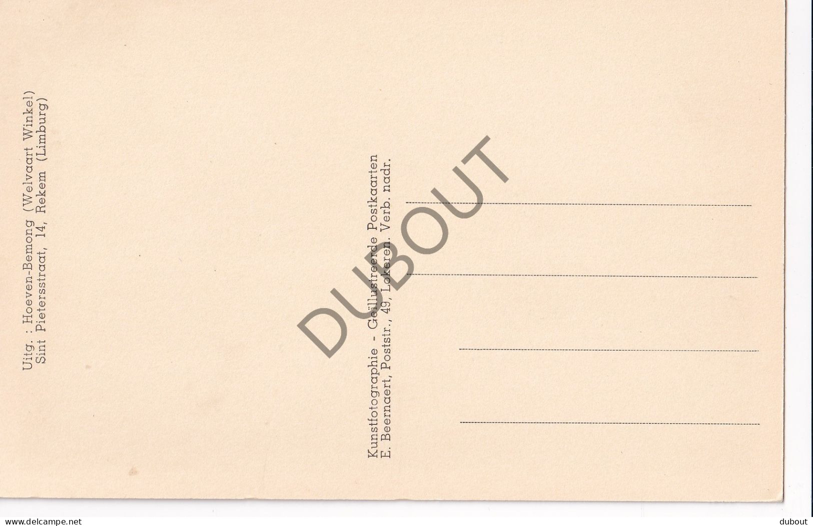 Postkaart/Carte Postale - Rekem - Kinder Kolonie (C3870) - Lanaken