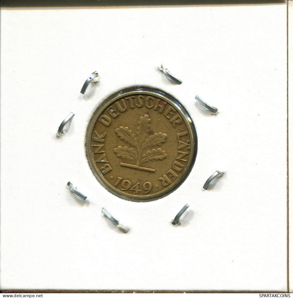 5 PFENNIG 1949 J WEST & UNIFIED GERMANY Coin #DC356.U - 5 Pfennig