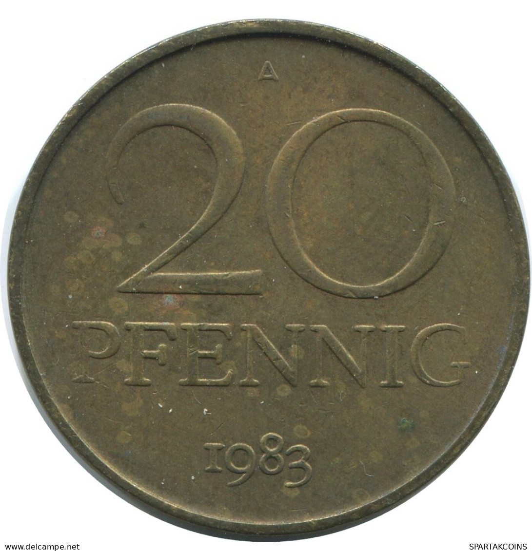 20 PFENNIG 1983 A DDR EAST GERMANY Coin #AE111.U - 20 Pfennig