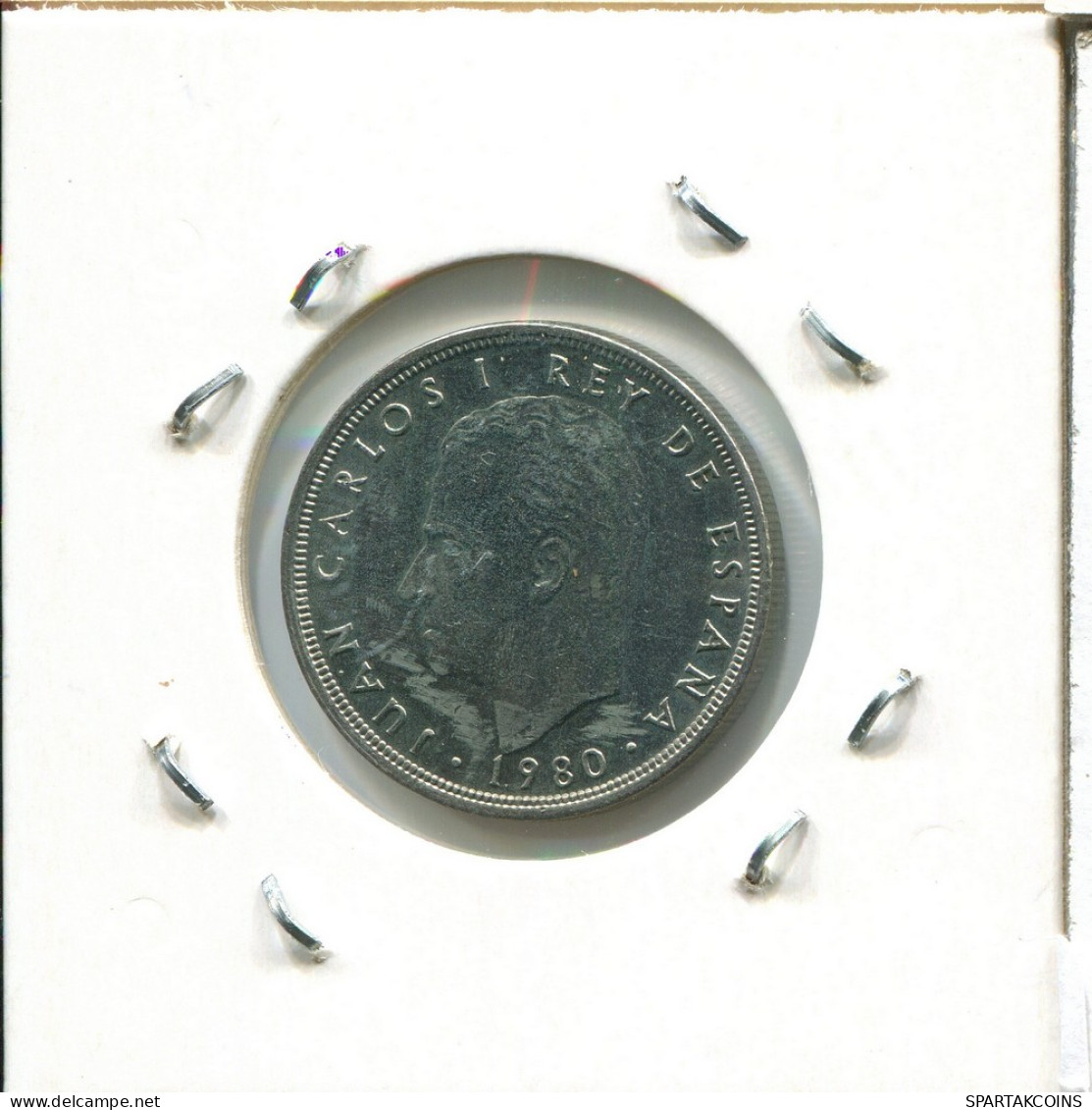 5 PESETAS 1980 SPAIN Coin #AV123.U - 5 Pesetas