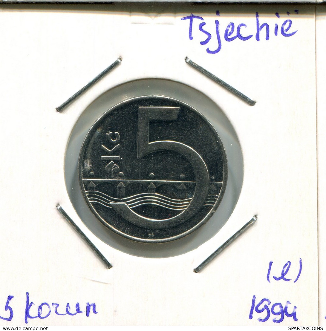 5 KORUN 1994 CZECH REPUBLIC Coin #AP765.2.U - Tchéquie