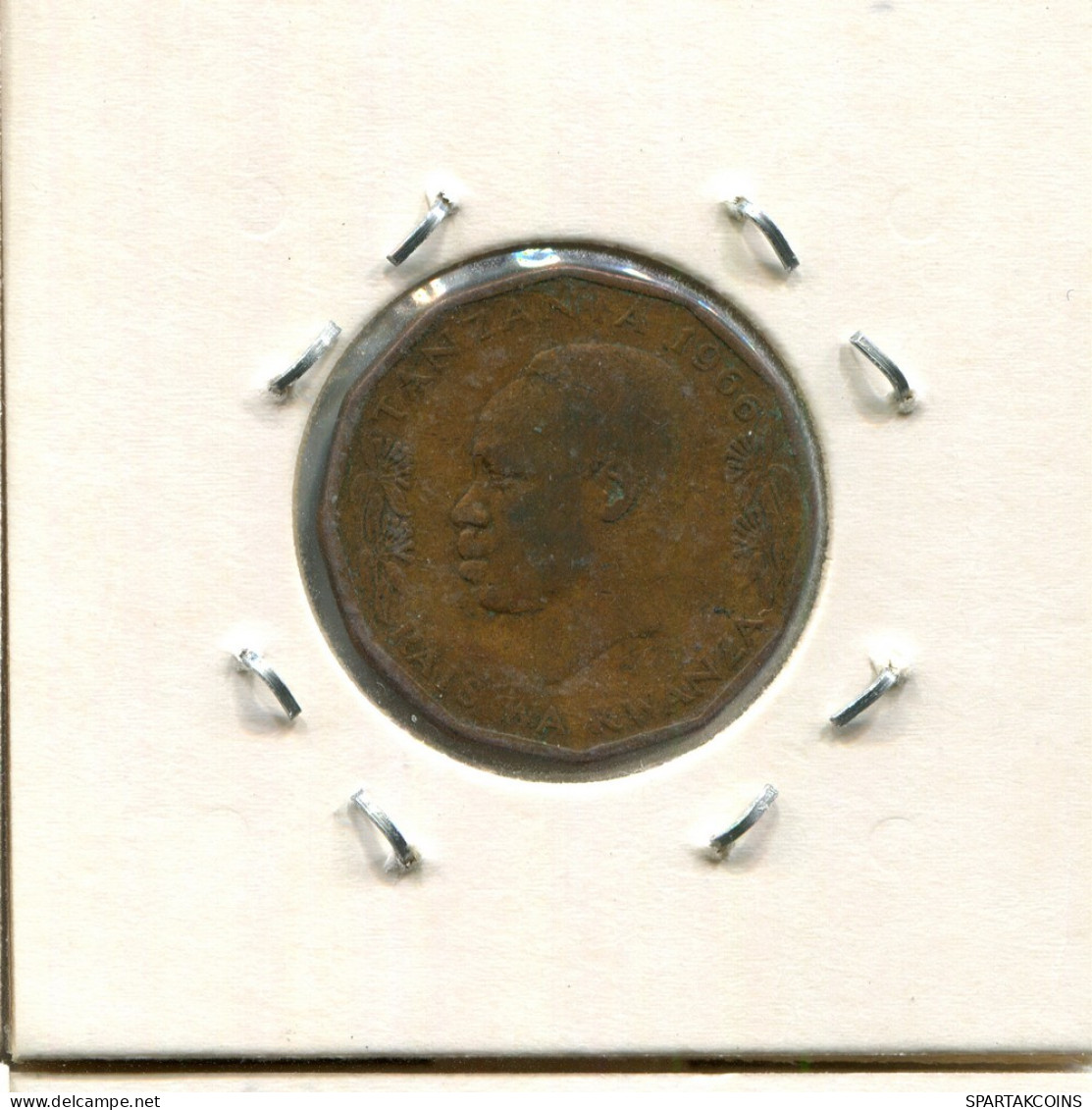 5 CENTI 1966 TANZANIA Coin #AS358.U - Tansania