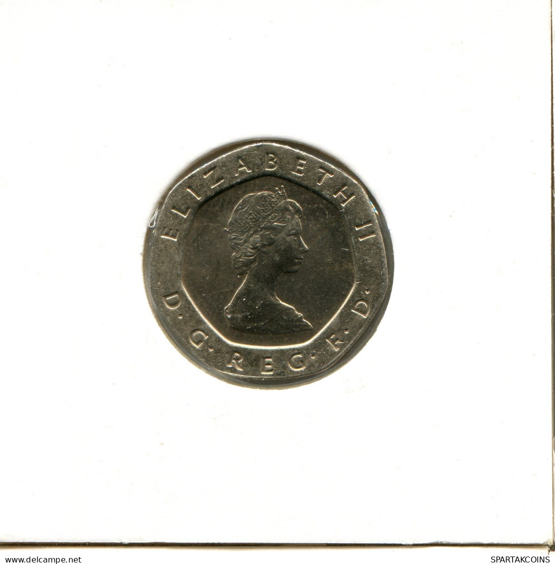20 PENCE 1982 UK GREAT BRITAIN Coin #AX697.U - 20 Pence