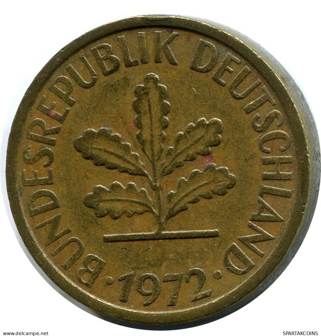 5 PFENNIG 1972 D WEST & UNIFIED GERMANY Coin #AZ468.U - 5 Pfennig