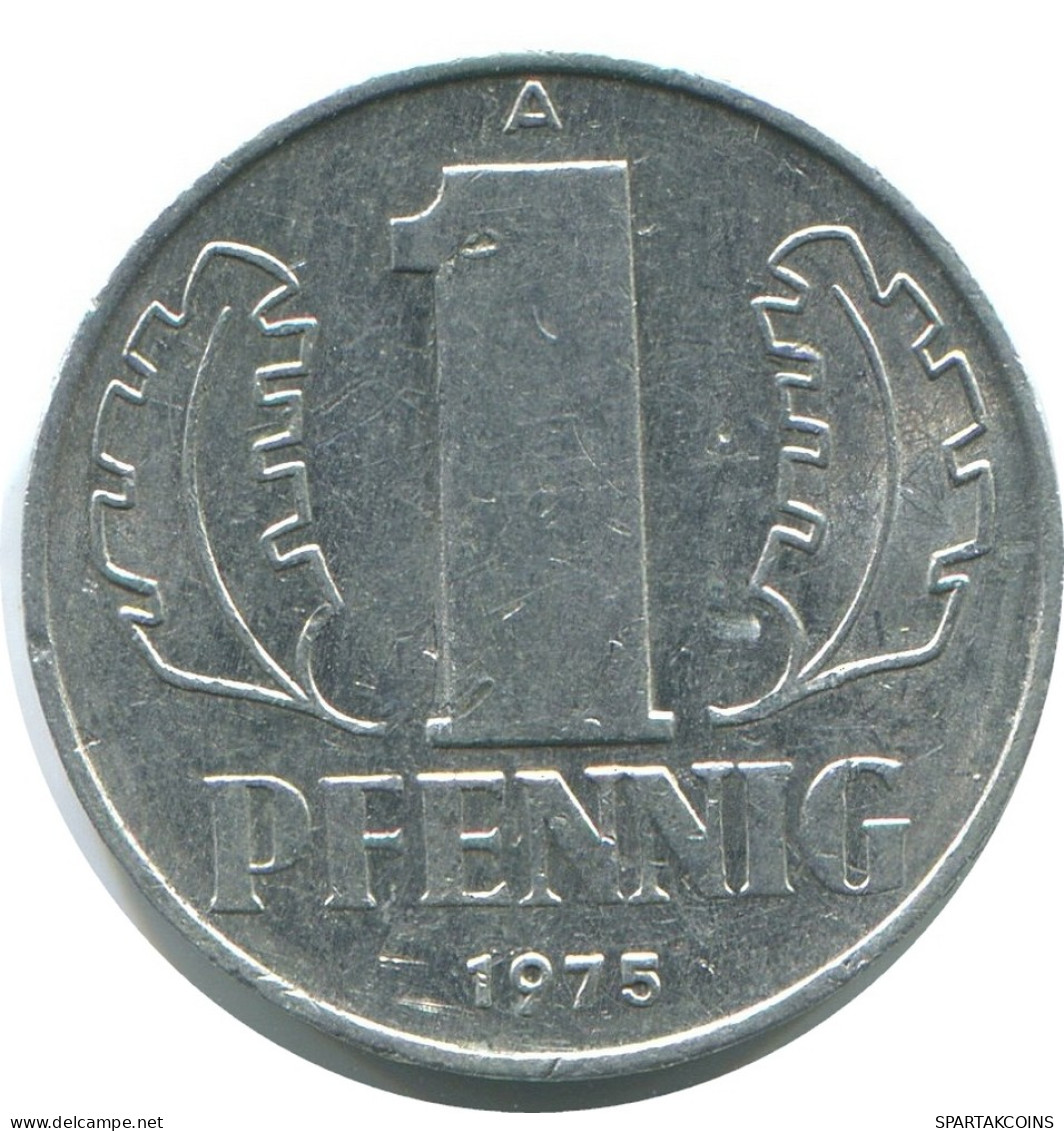 1 PFENNIG 1975 A DDR EAST GERMANY Coin #AE042.U - 1 Pfennig