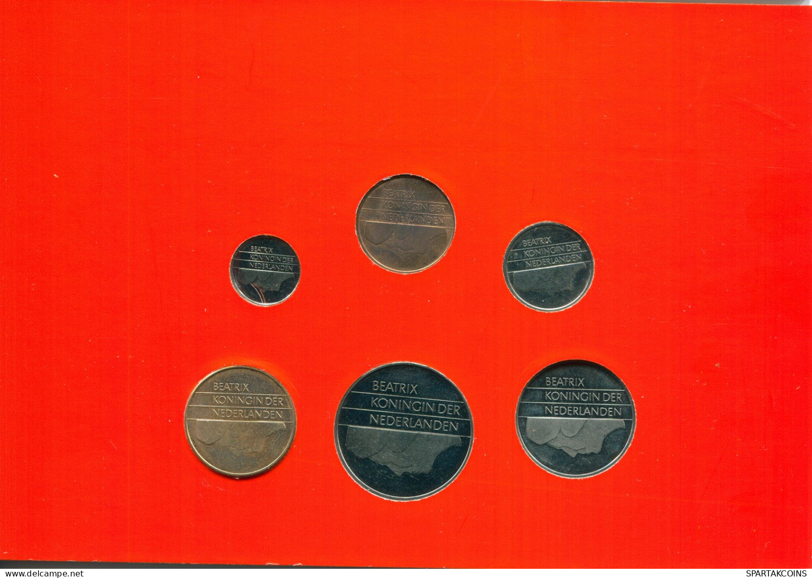 NETHERLANDS 1993 MINT SET 6 Coin #SET1030.7.U - Jahressets & Polierte Platten