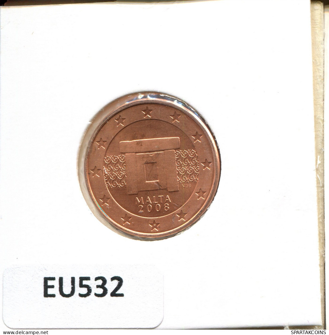 5 EURO CENTS 2008 MALTA Münze #EU532.D - Malte