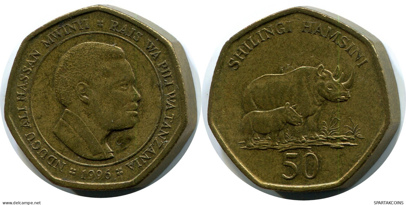 50 SHILLINGI 1996 TANSANIA TANZANIA Münze #AP947.D - Tanzania