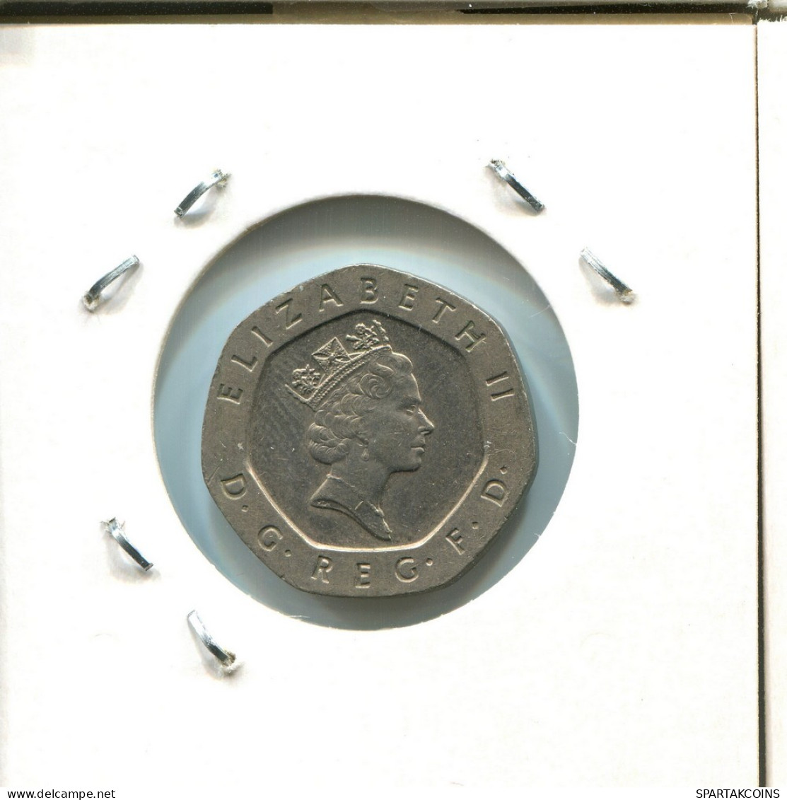 20 PENCE 1996 UK GROßBRITANNIEN GREAT BRITAIN Münze #AU849.D - 20 Pence