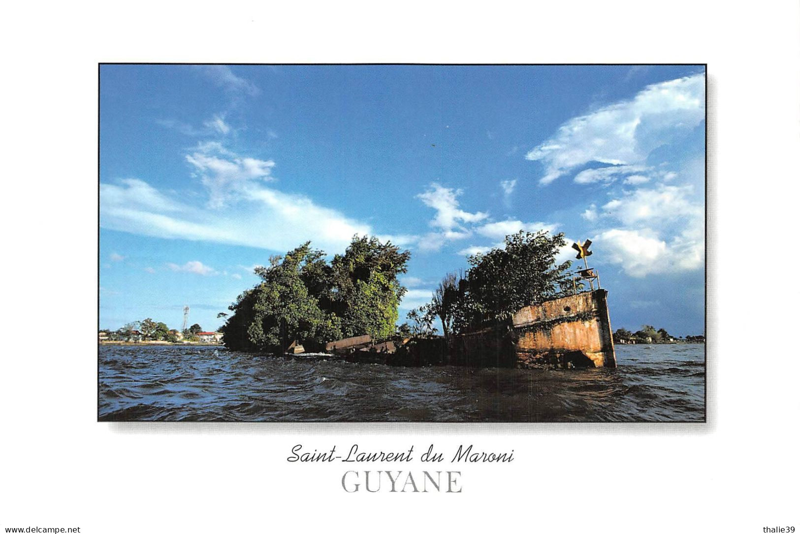 Guyane Saint Laurent Du Maroni épave Bateau Edith Cavel - Saint Laurent Du Maroni