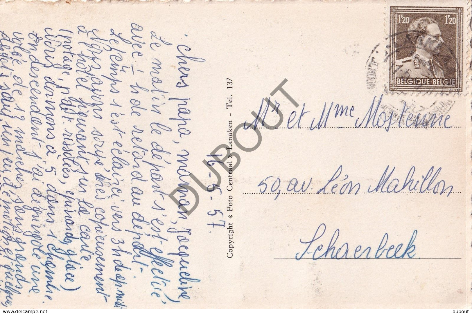 Postkaart/Carte Postale -  Lanklaar - Hotel Beau Séjour  (C3978) - Dilsen-Stokkem