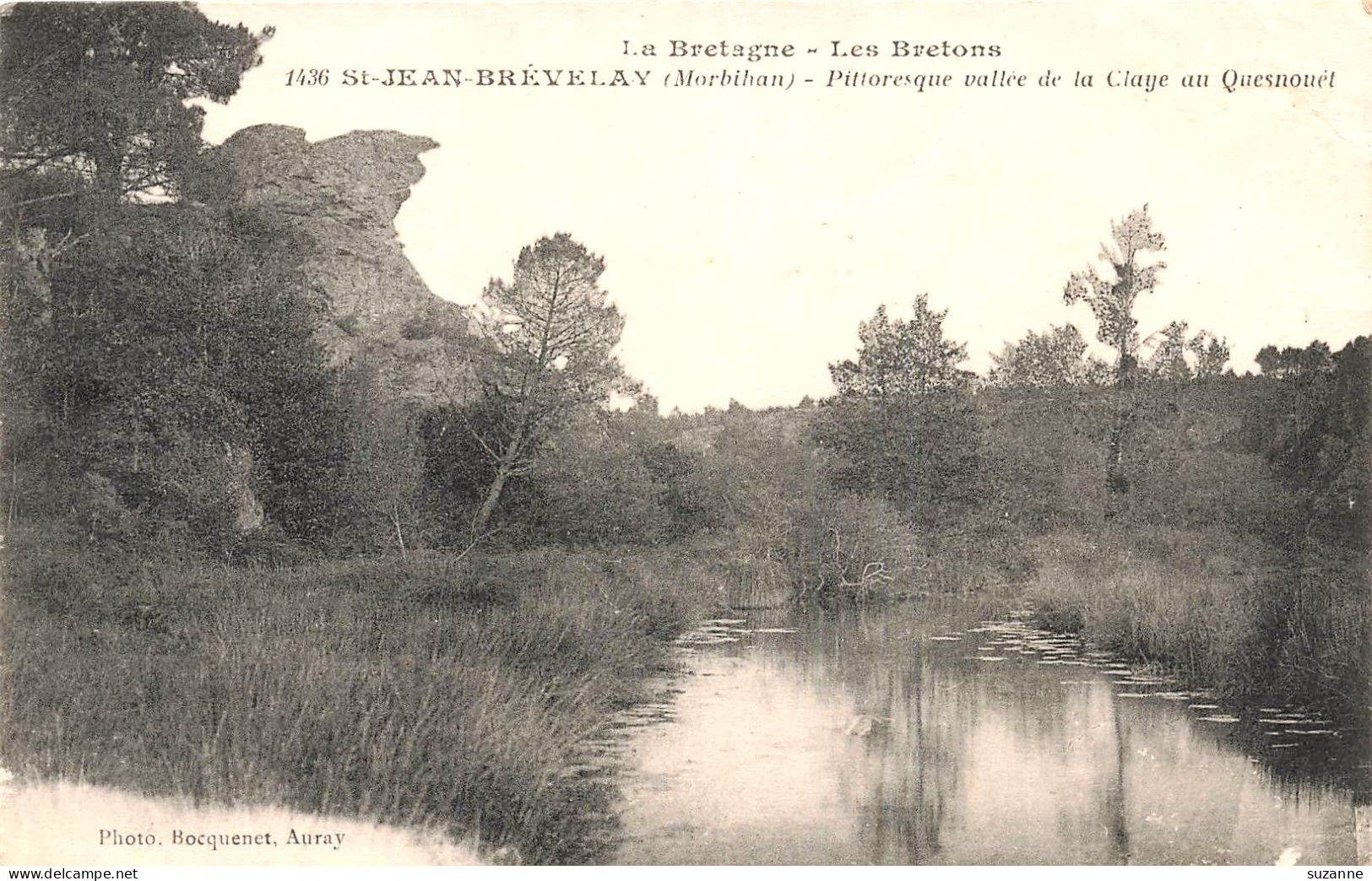 Environs De St-JEAN-BRÉVELAY - Pittoresque Vallée De La CLAYE Au QUESNOUËT - N°1436 Bretagne Bretons - Saint Jean Brevelay