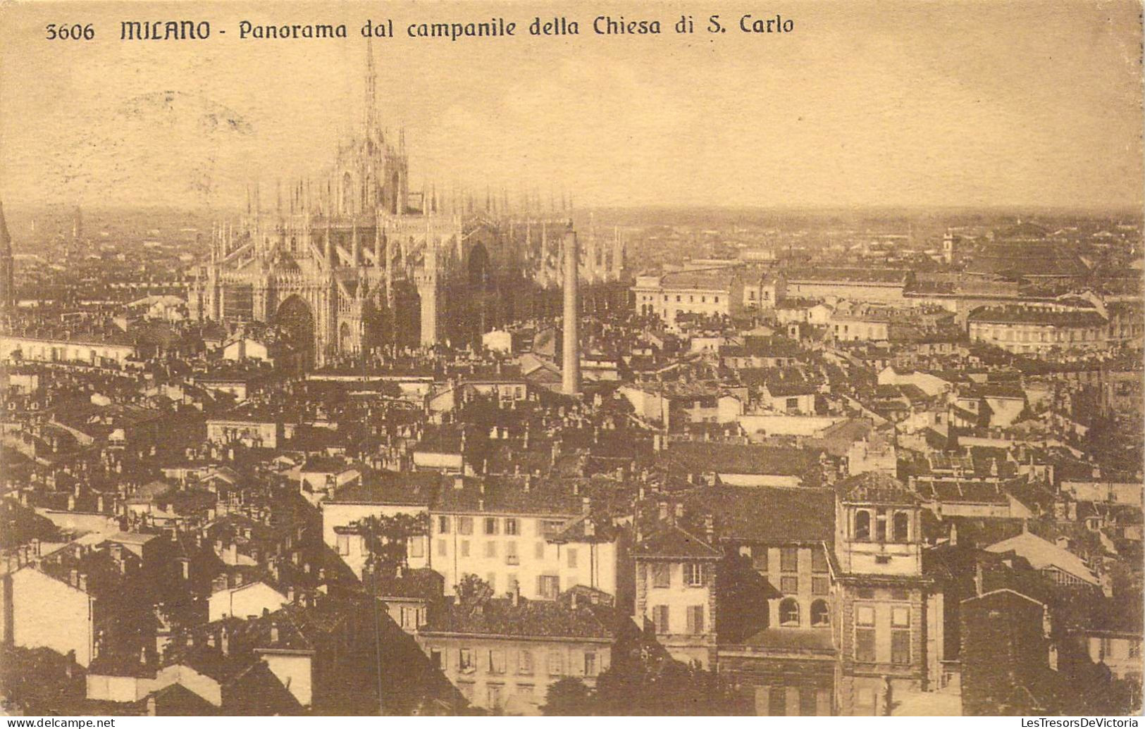 ITALIE - Milano - Panorama Dal Campanile Della Chiesa Di S. Carlo - Carte Postale Ancienne - Milano (Mailand)