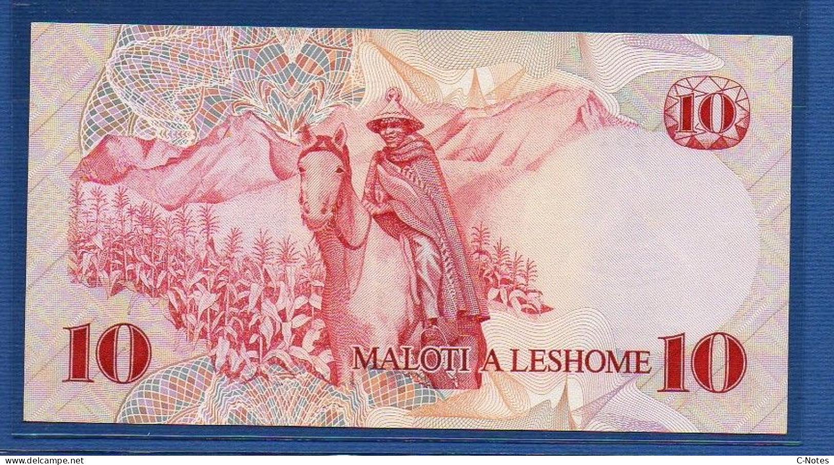 LESOTHO - P. 6b – 10 Maloti 1981 AUNC, S/n G/81 656281 - Lesotho