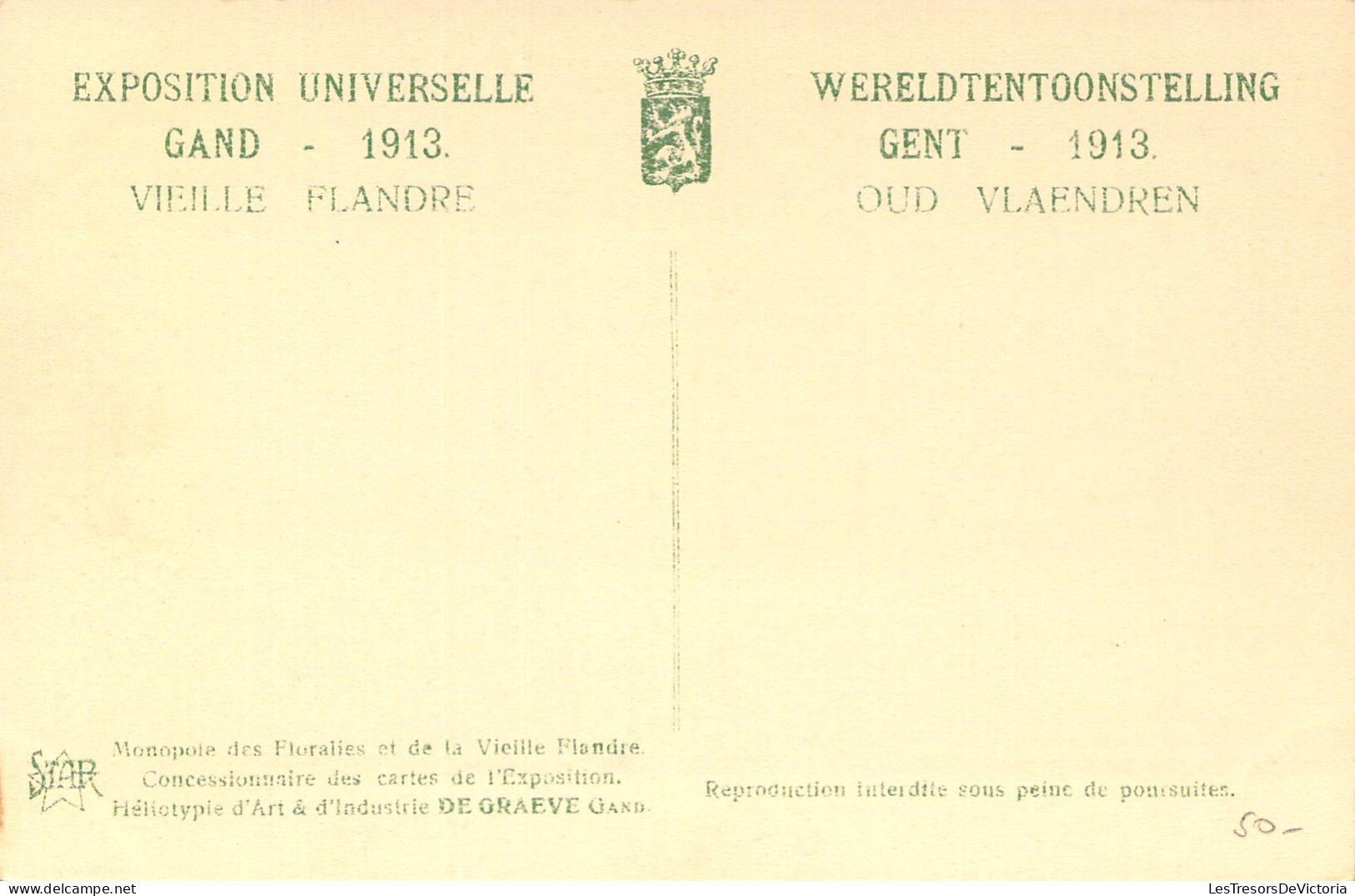 BELGIQUE - Vieille Flandre - Le Marché - Oud Vlaendren - Carte Postale Ancienne - Sonstige & Ohne Zuordnung