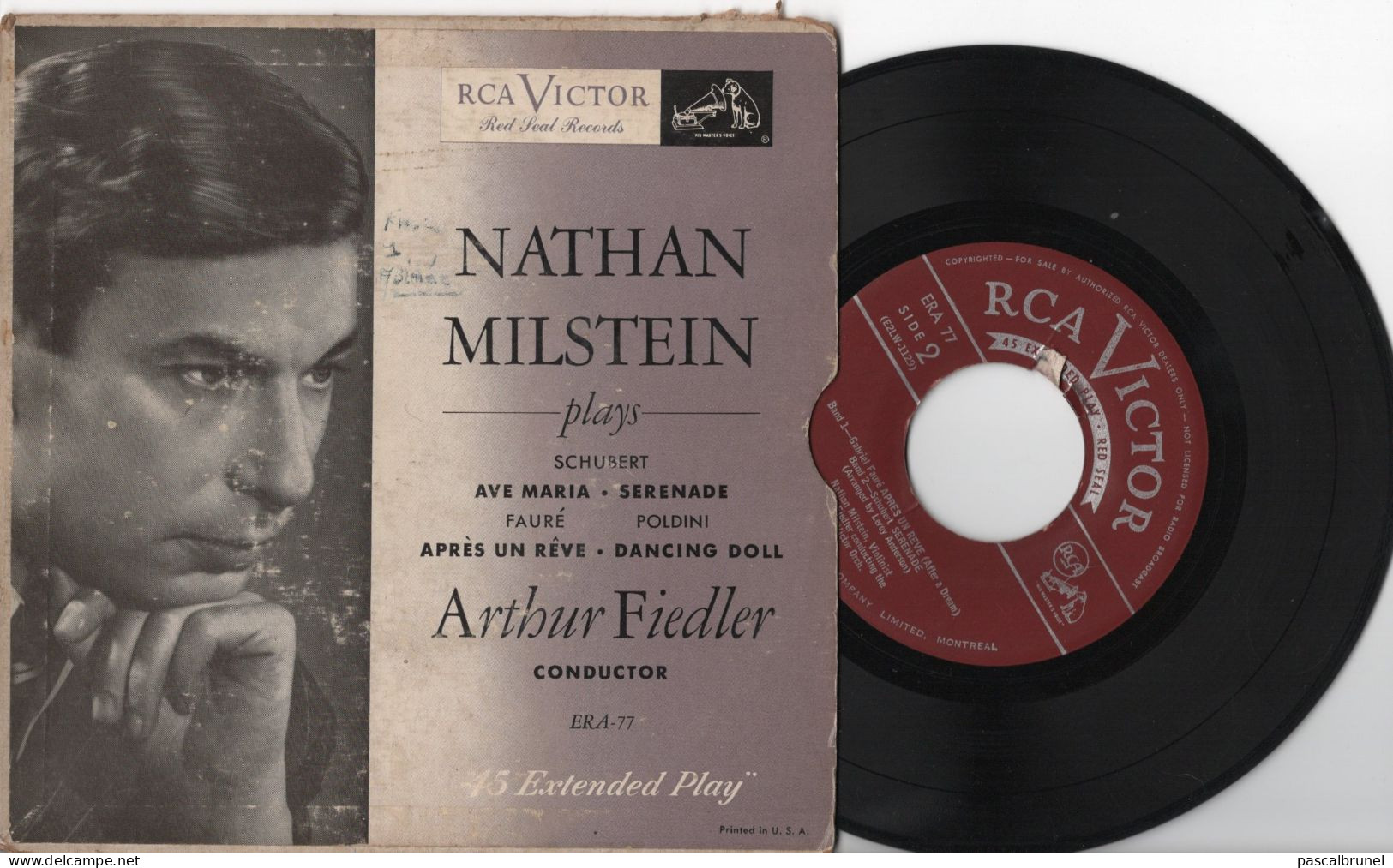 NATHAN MILSTEIN - ARTHUR FIEDLER - SCHUBERT - FAURE - POLDINI - Classical