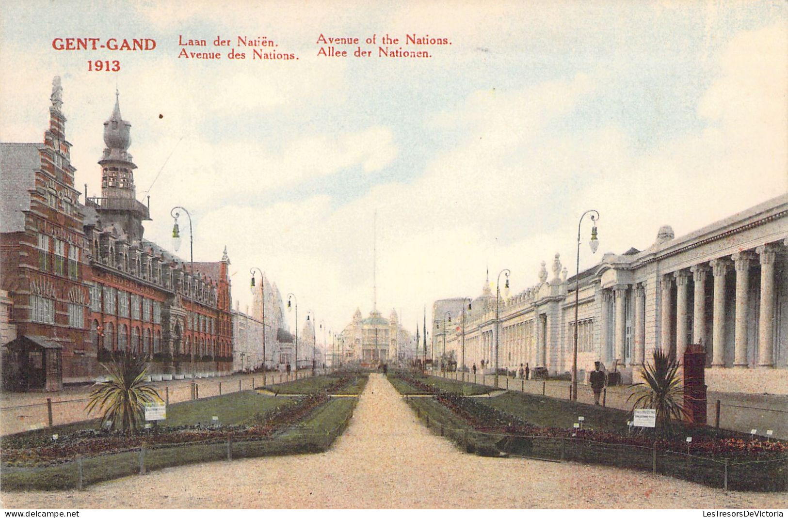 BELGIQUE - GENT -  Avenue Des Nations - Carte Postale Ancienne - Gent