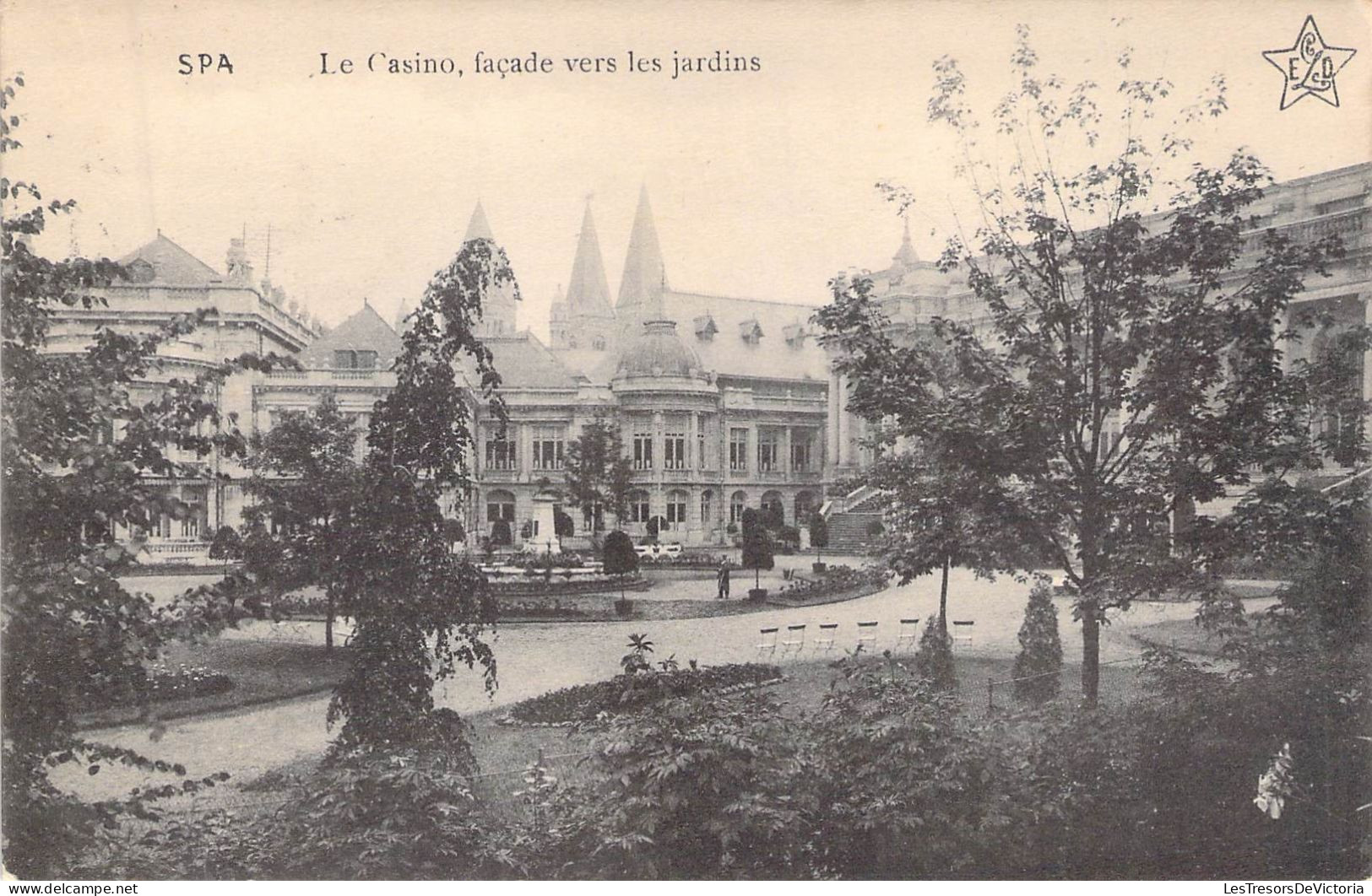 BELGIQUE - SPA - Le Casino Façade Vers Les Jardins - Carte Postale Ancienne - Spa