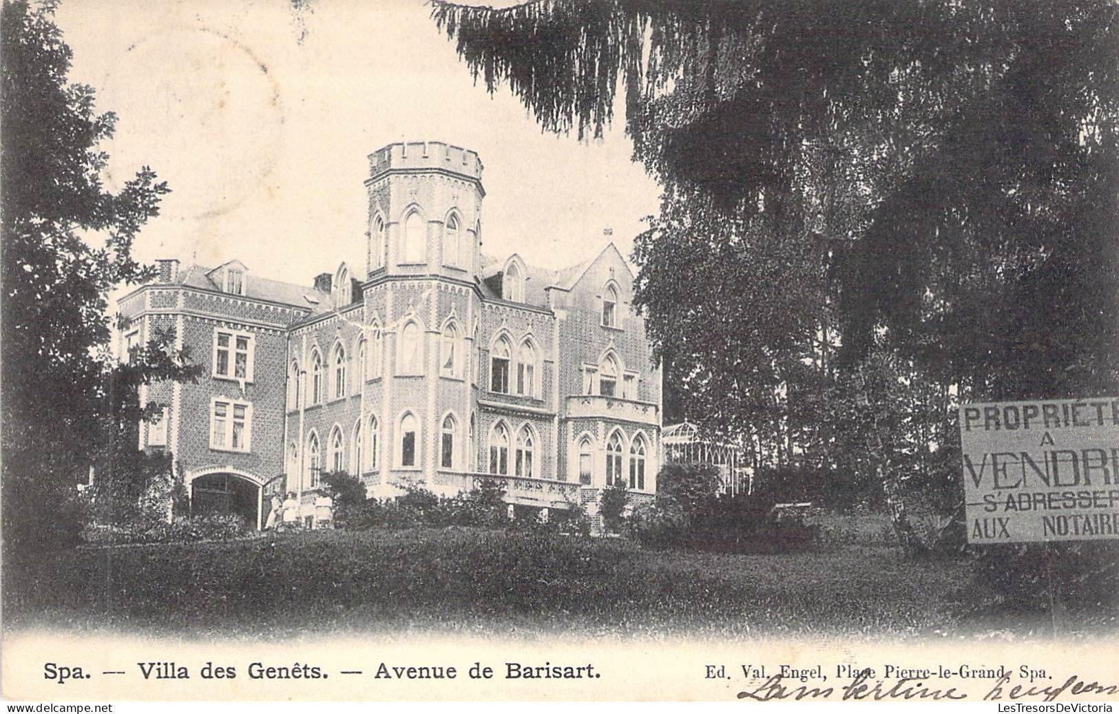 BELGIQUE - SPA - Villa Des Genêts - Avenue De Barisart - Edit Val Engel  - Carte Postale Ancienne - Spa