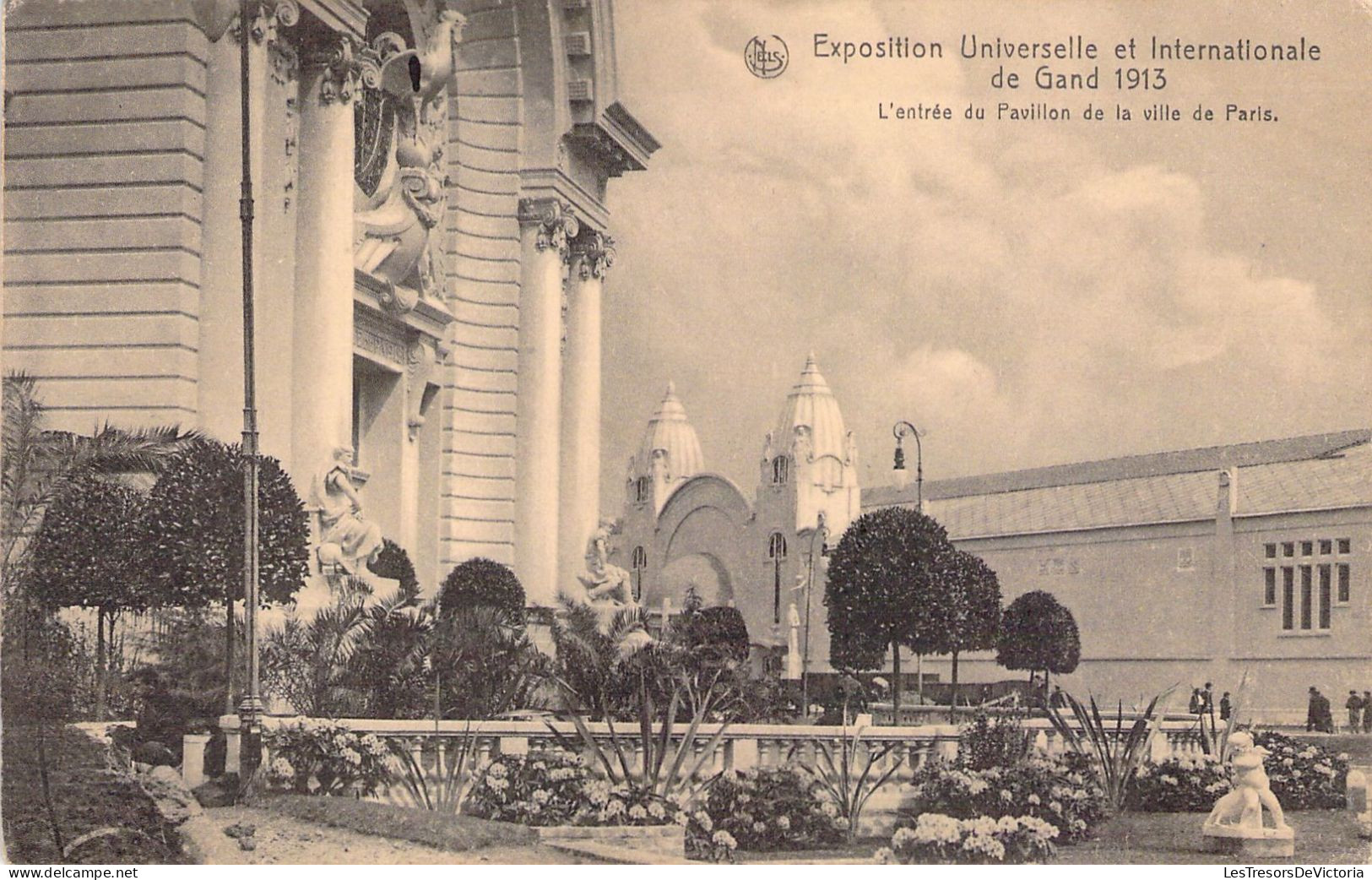 BELGIQUE - GENT - Exposition Universelle 1913 - L'entrée Du Pavillon De La Ville De Paris - Carte Postale Ancienne - Gent