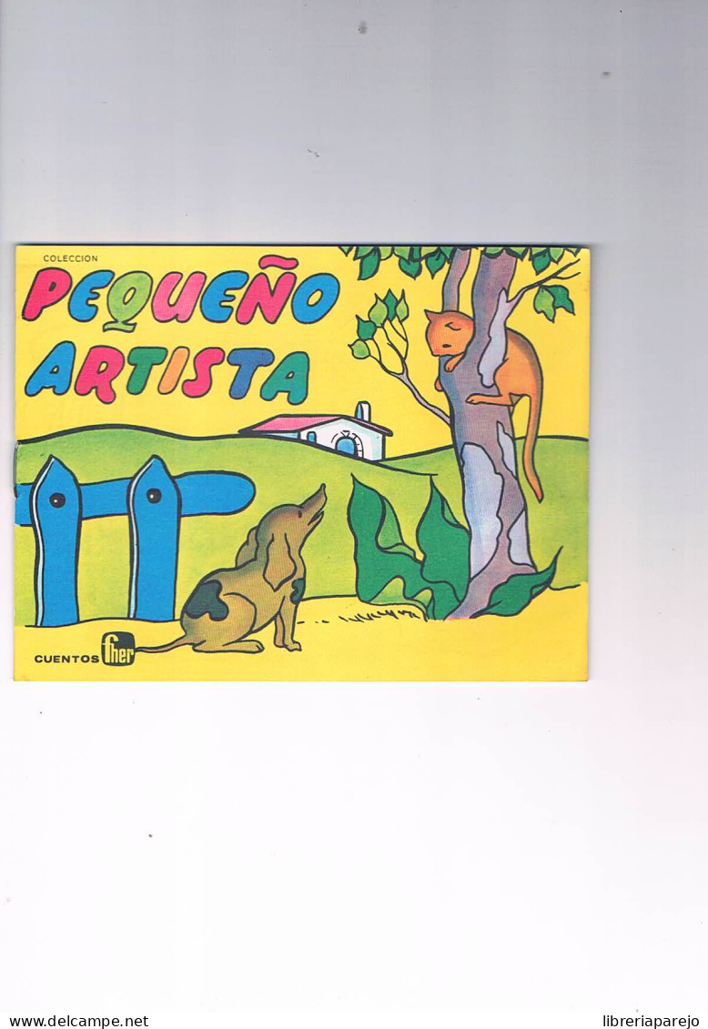 CUADERNO PARA PINTAR PEQUEÑO ARTISTA CUENTOS FHER NUEVO SIN RELLENAR 1973 - Libros Infantiles Y Juveniles