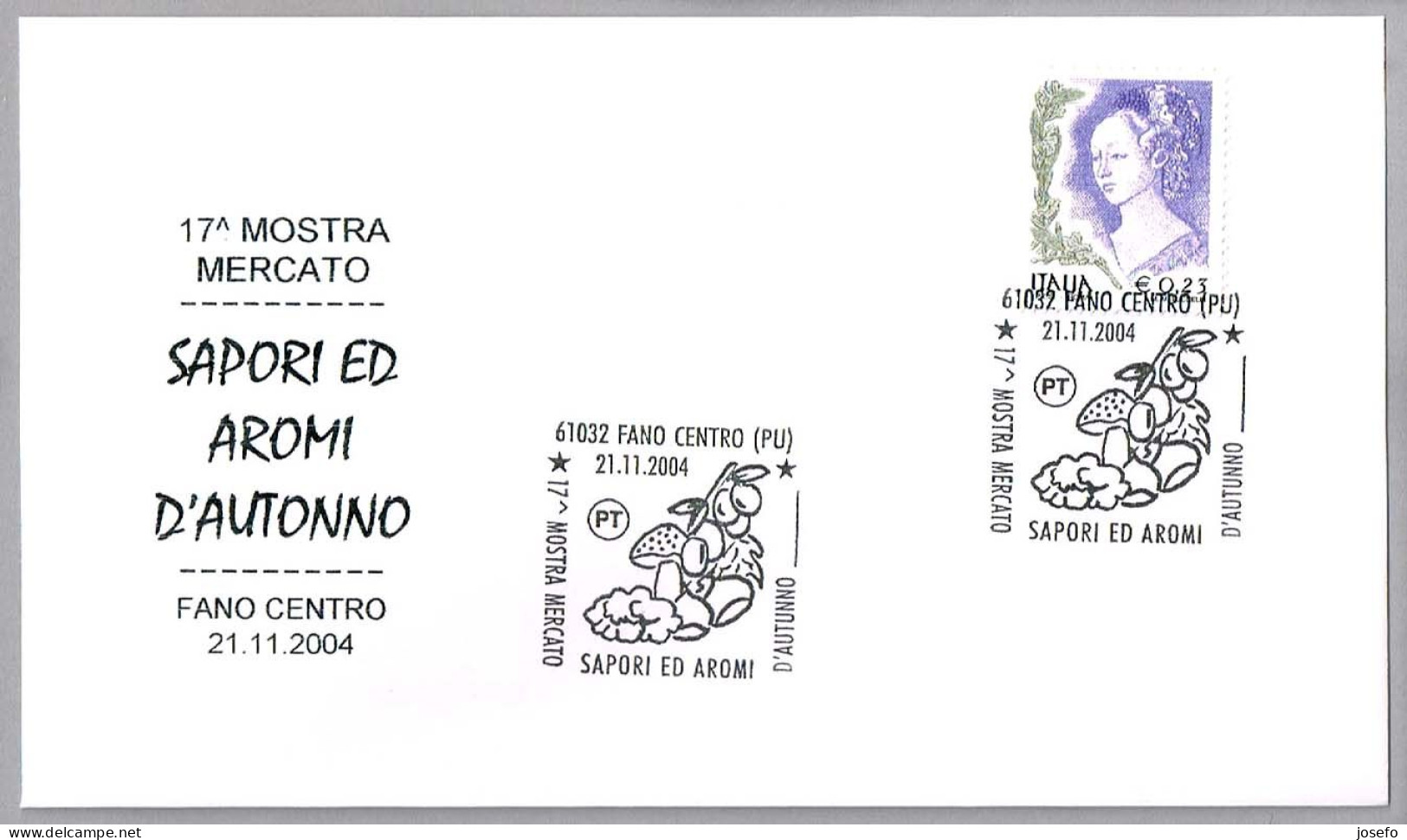 SABORES Y AROMAS DE OTOÑO - Autumn Flavors And Aromas - Seta - Mushrooms. Fano 2004 - Alimentation