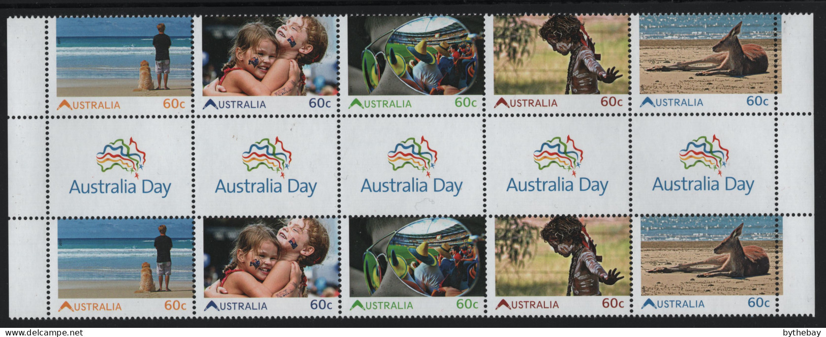 Australia 2011 MNH Sc 3547a 60c Photographs Of Australian Life Gutter - Mint Stamps