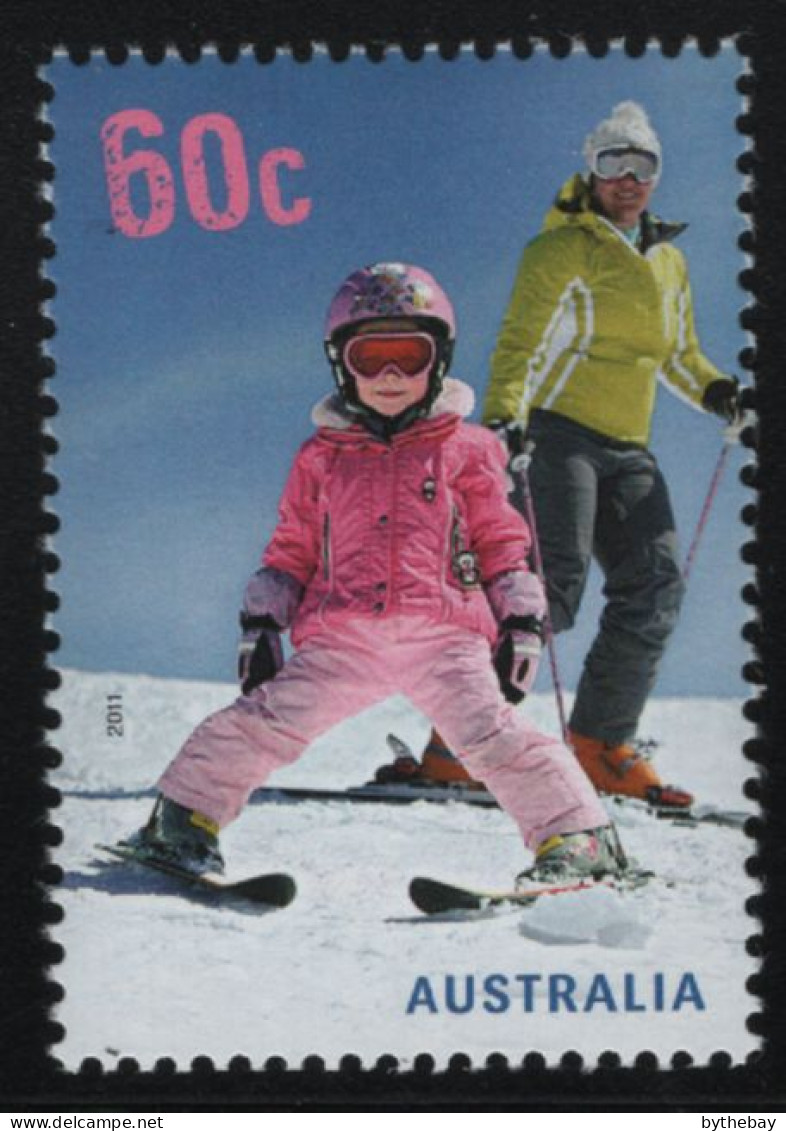 Australia 2011 MNH Sc 3553 60c Child Learning To Ski - Mint Stamps