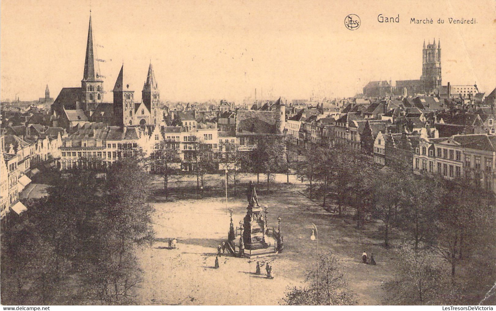 BELGIQUE - GAND - Marché Du Vendredi - Carte Postale Ancienne - Gent