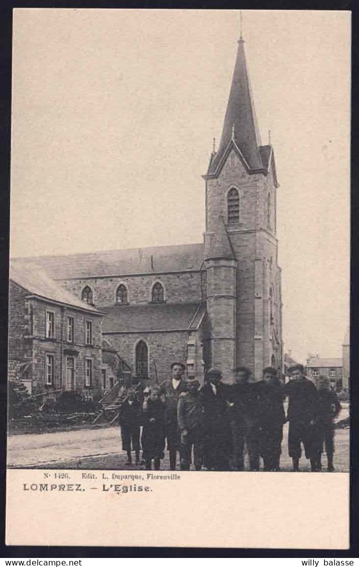 +++ CPA - LOMPREZ - Eglise - Carte Animée  // - Wellin