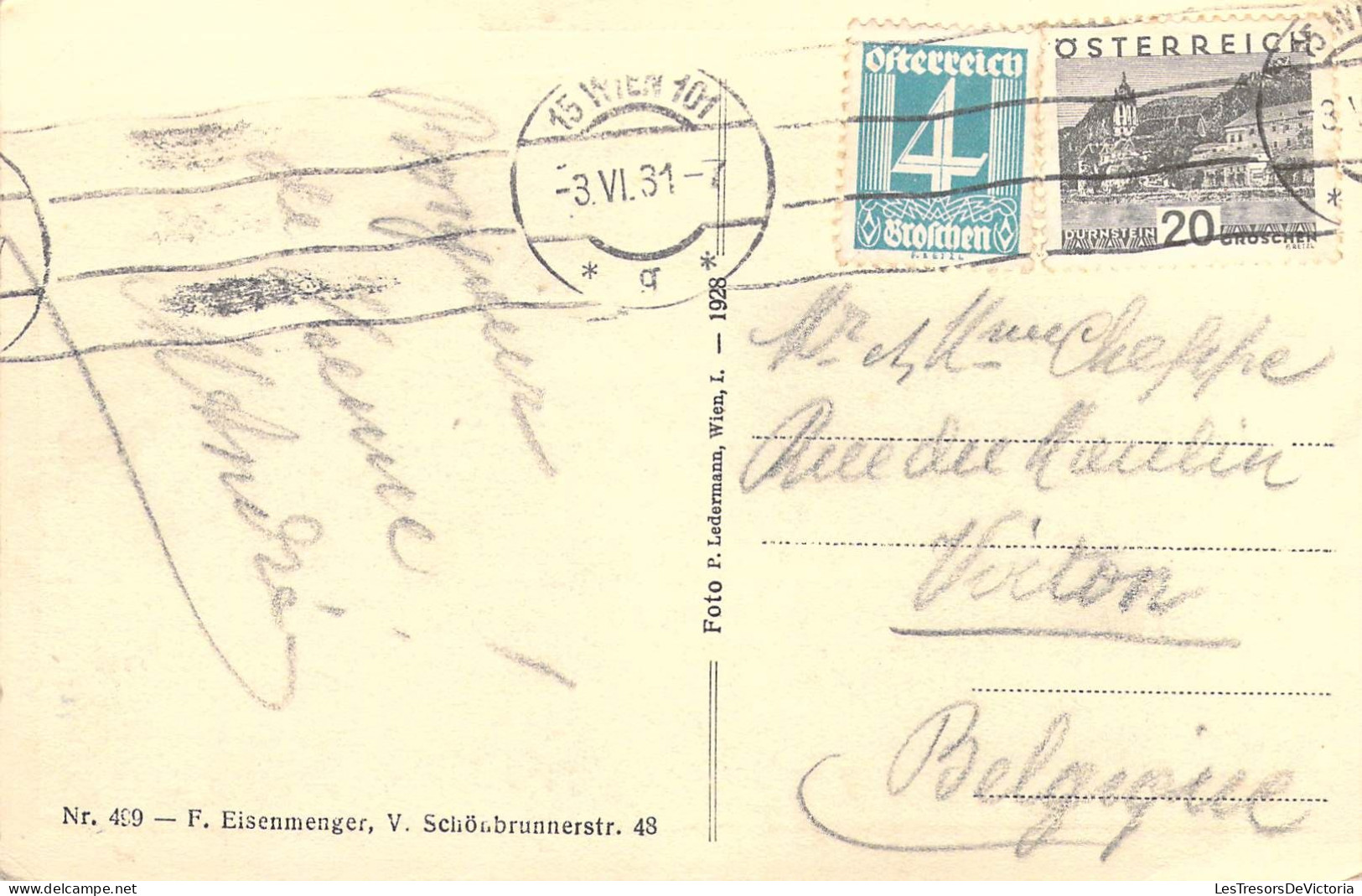 AUTRICHE - Vienne - Schwarzenbergplatz - Carte Postale Ancienne - Autres & Non Classés