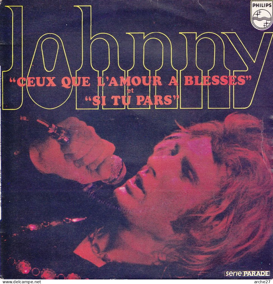 POCHETTE SP 45 TOURS  Johnny HALLYDAY - 336292 (sans Disque) - Accessories & Sleeves